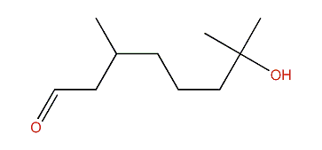 7-Hydroxy-3,7-dimethyloctanal